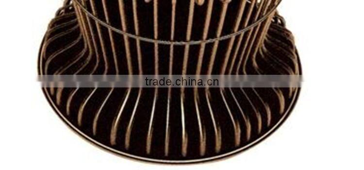 Morden design hotel floor standing metal wire umbrella display stand