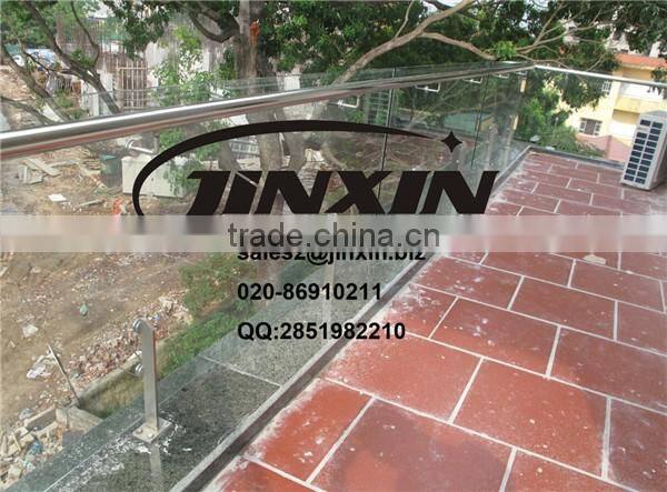 JINXIN 2016 Stainless Steel Handrail_glass railing_glass balustrade with lowest price