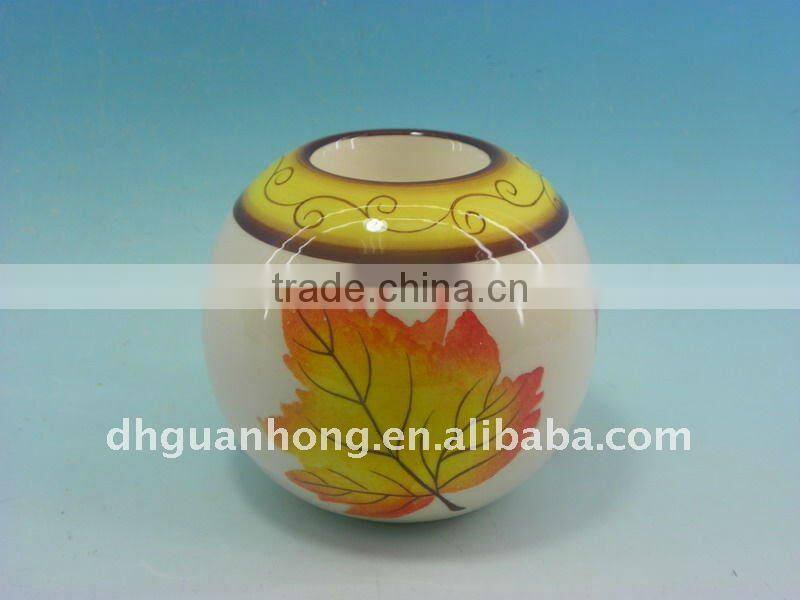 Round Ceramic Candlestick