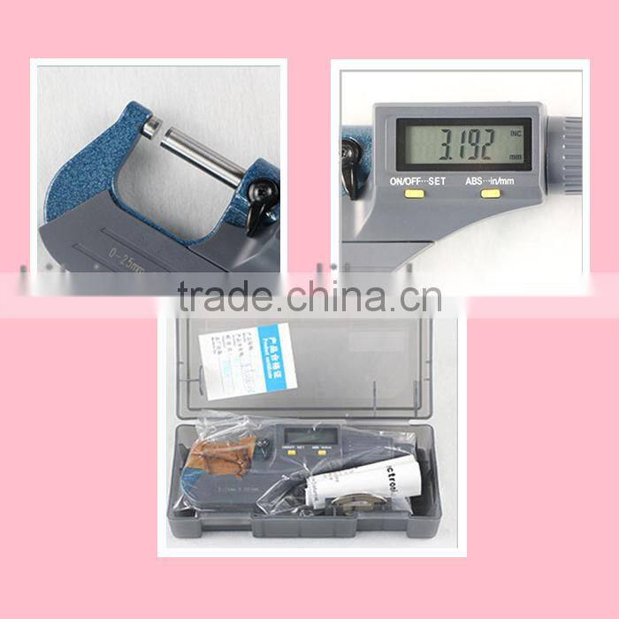 high quality 0-25mm digimatic outside micrometer