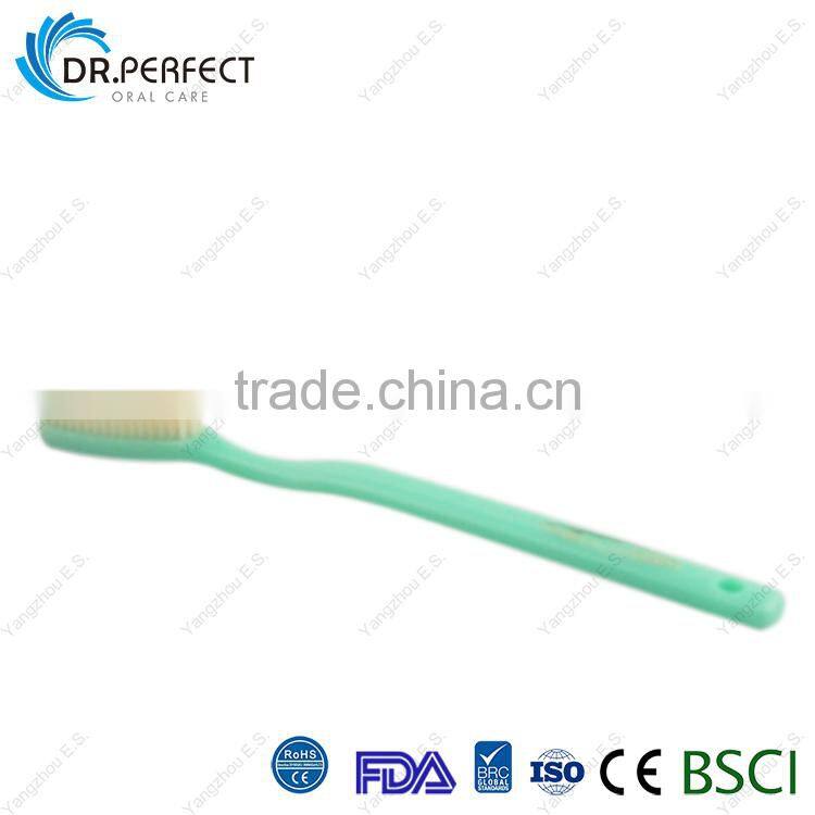 2017 hot sale hard bristle angola toothbrush white teeth brush made in china