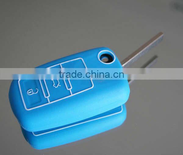 2016 Wholesale silicone car key covers for Volkswagen 3 buttons