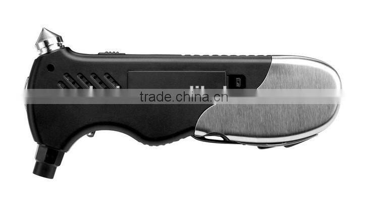Multifunction Auto Emergency Tools, Safety hammer & LED light & knife