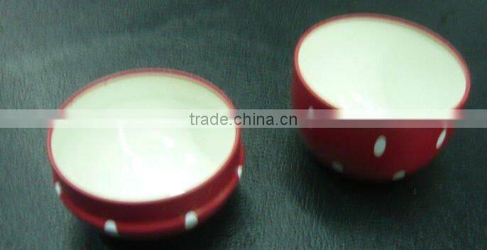 Strawberry Shaped Tin Box, Candle Tin