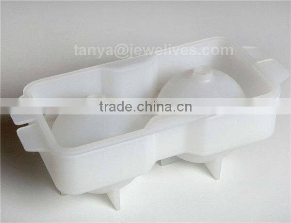 New coming clear ice cream ball,silicone ice ball mold