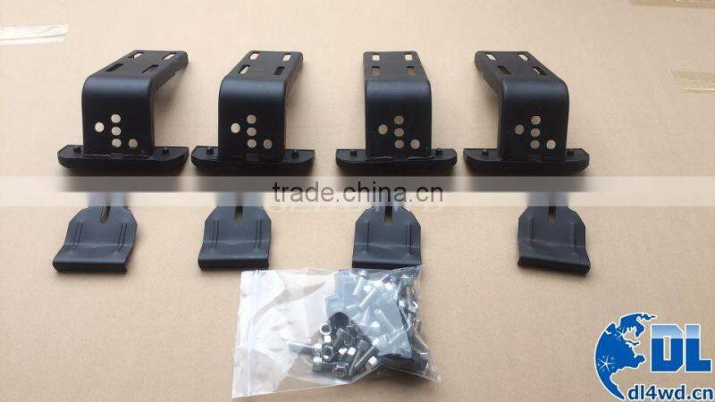 Heavy duty roof rack mounts 4wd car parts steel support mounting bracket for roof rack basket