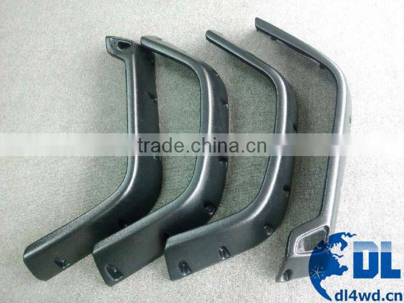 4X4 auto body parts for jeep wrangler fender flare flat style fender flares for jeep wrangler tj