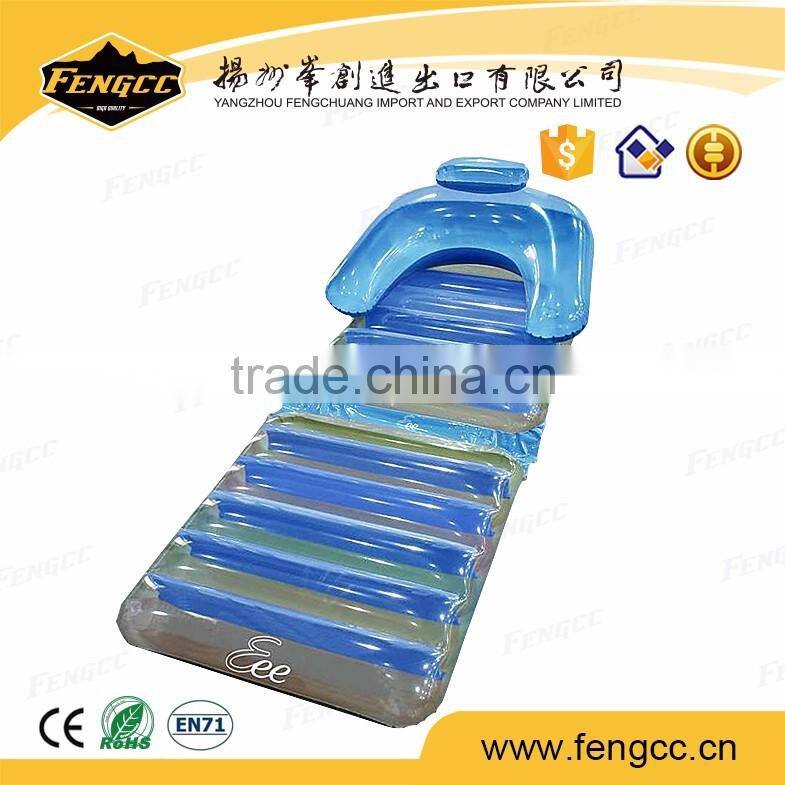 CE certificate EN71 standard floated Phthalate Free EN71 standard pool lounger