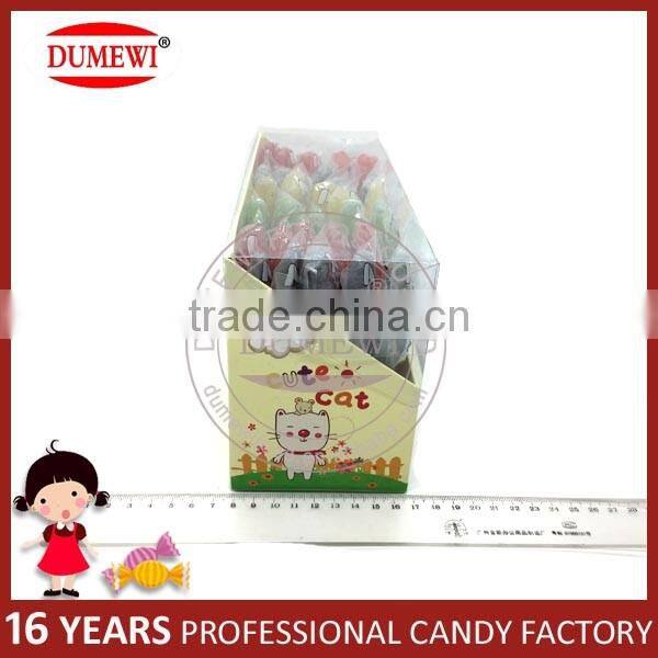 Colorful Fruity Delicious Soft Candy Rabbit Shapes Jelly Lollipop Candy