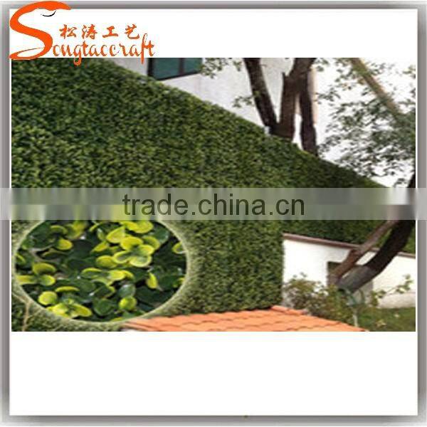 Artificial Plants 50*50cm Artificial Boxwood Hedges Plastic Outdoor Fence Garden Decoration Fence Screen Greenery Panel