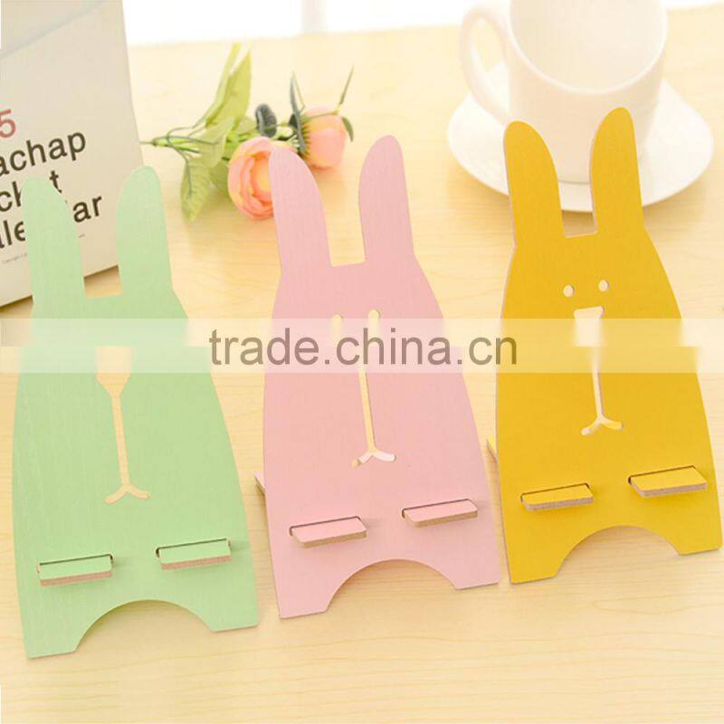 SJZJ002 Smart rabbit display For ipad wood stand phone stand for iphone