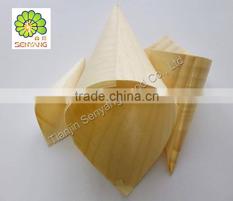 pine wooden eco-friendly disposable wooden craft coat