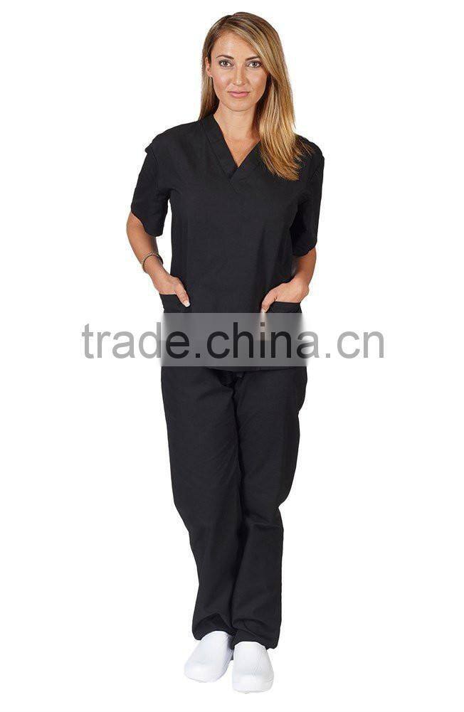 Medical Uniforms Scrubs Set Women's Scrub Set, Uniform Medical Scrubs Assorted Colors, XXS-5XL Medical Scrubs
