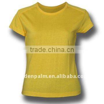 100% cotton lady's strip t shirt