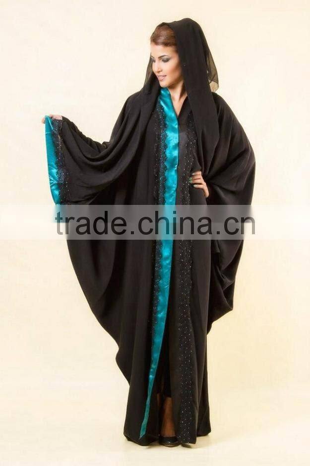 2016 designer abayas dubai 100% cotton new design abaya