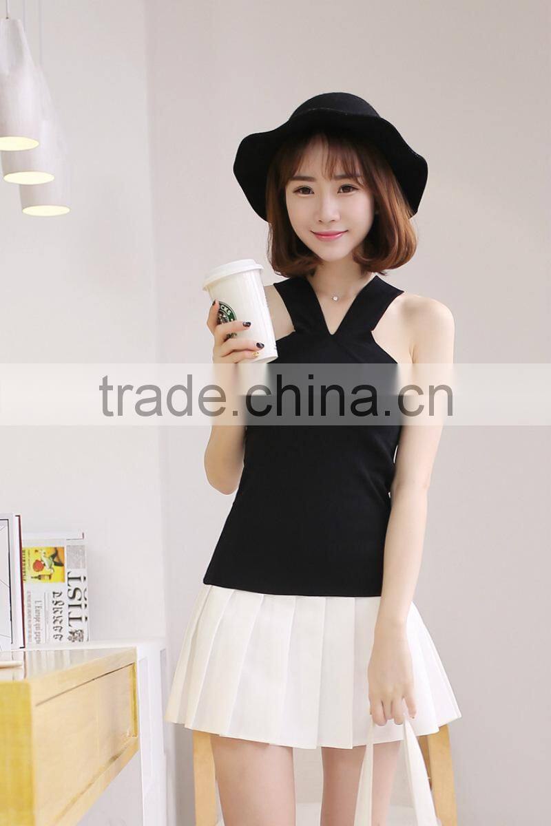 Wholesale Women Tank Tops Sexy Unique T-shirt Vest New design girls sexy tops