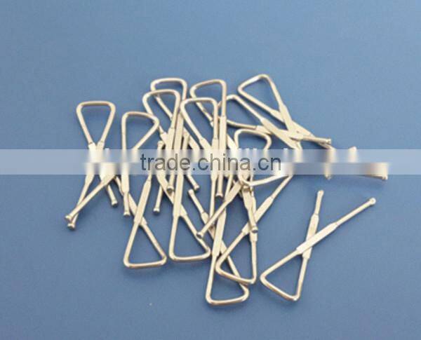 nickel/brass metal clip, stainless steel shirt metal clip