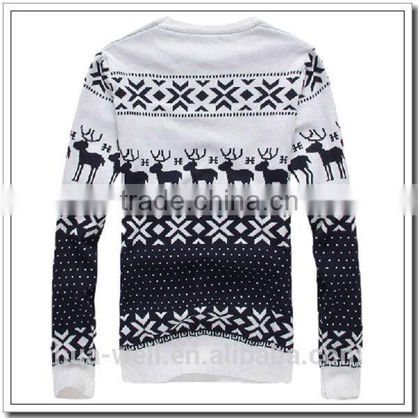 Christmas sweater for men in cashmere