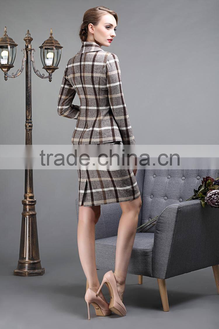 fashion ladies skirt suits custom women suit WMS30