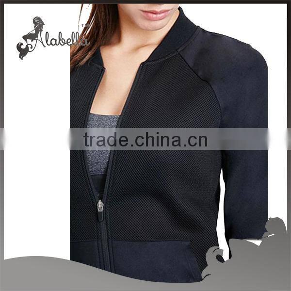 Athletic Jacket Kangaroo pocket jacket with mesh fabric Clothing manufacturer