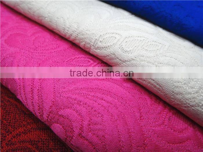 women dresses in jacquard fabric / fancy dress fabric