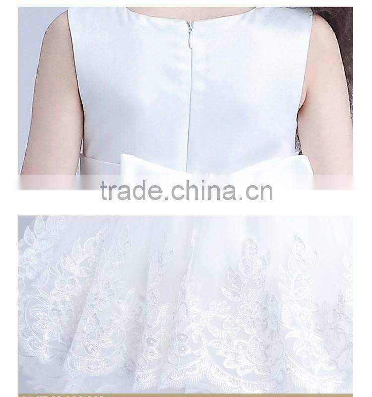 kids fashion show dresses white prom dresses modern girls dress