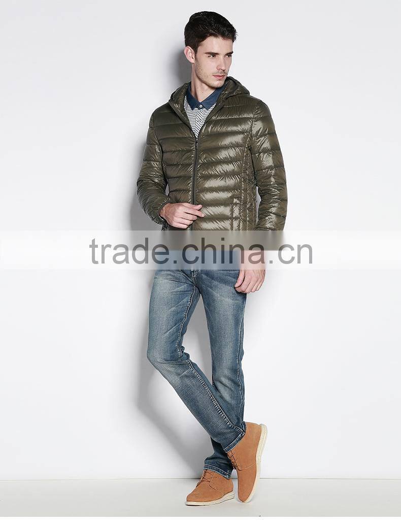 2015 OEM Men Hot Selling Light Duck Down Jacket
