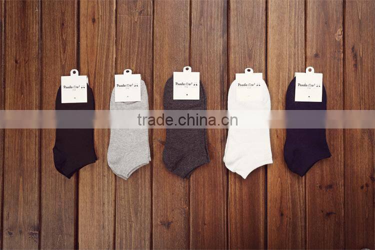 spring summer men cotton ankle Socks for men's business casual solid colors short socks male sock slippers