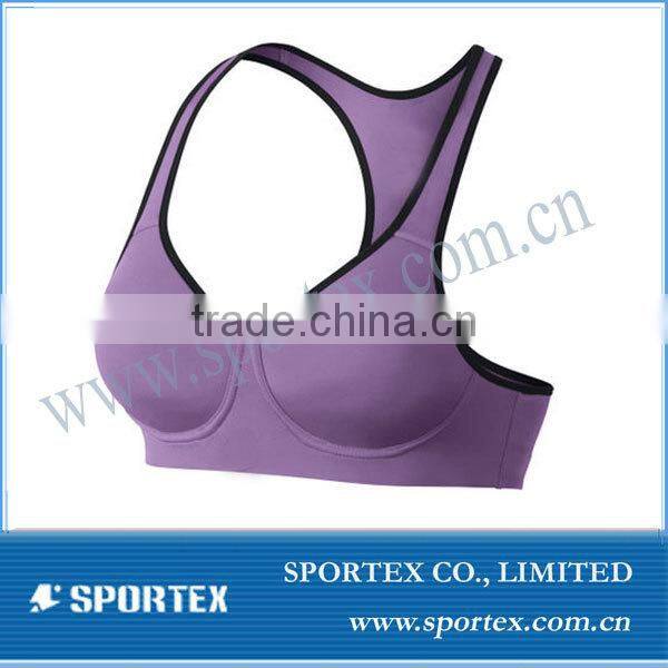 2017SS cross back wide strap breathable ladies sports bra, yoga bra, running bra