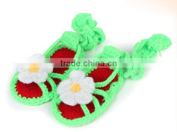 elegant nice design hot sales girl free knitting pattern baby shoes