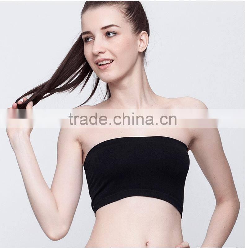Factory Provide Girl Sexy Wholesale Yoga Sports Girl Tube Sexy Bra