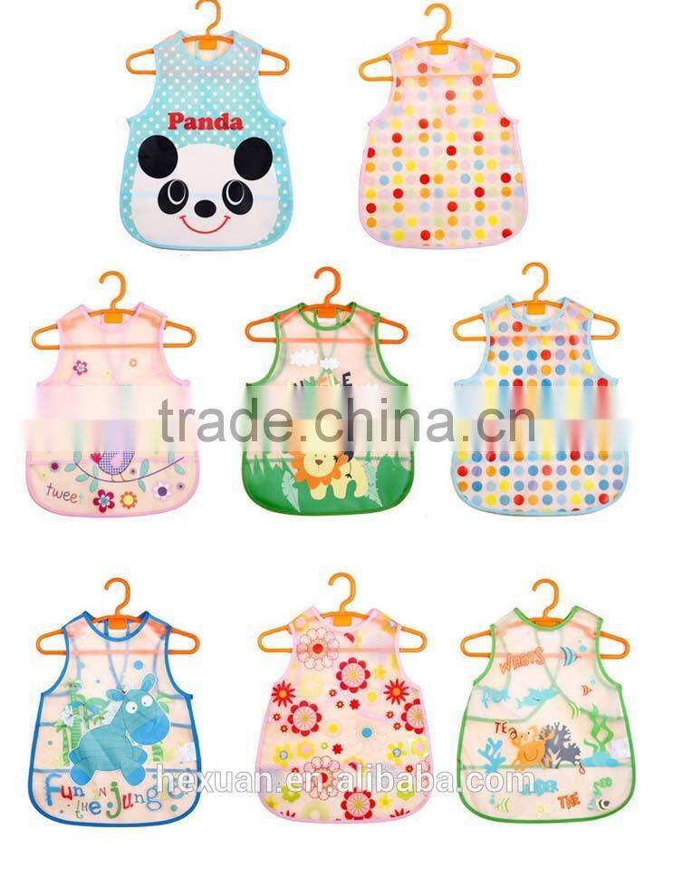8 designs stocked you can choose ,EVA design baby bibs