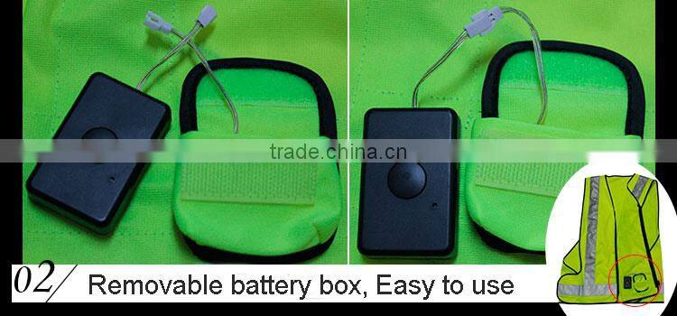 Hi Vis Soft Works Clothing Sercurity Jacket /Police reflective vest