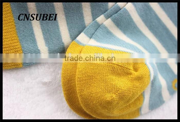 Shining japanese girl stripe jacqaurd knee high tube christmas stocking for women dress