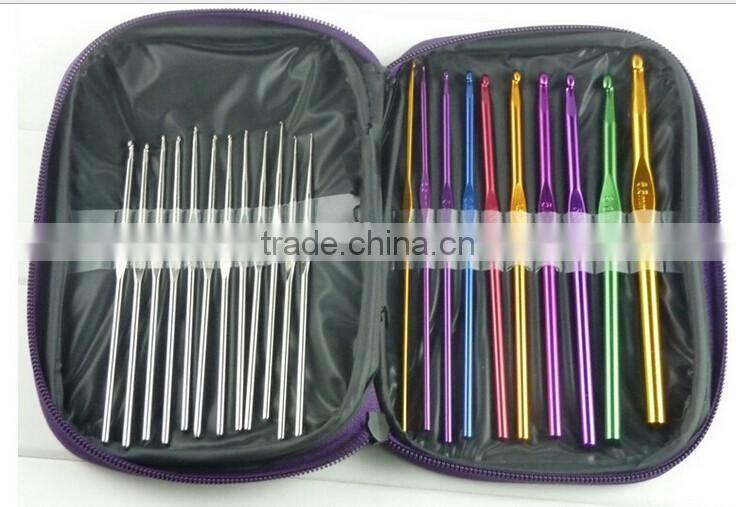 22PCS Metall crochet kits/Knitting needle