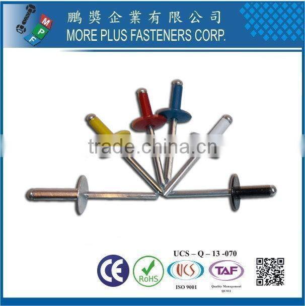 Taiwan Multi-Grip Open Aluminium White Rivets