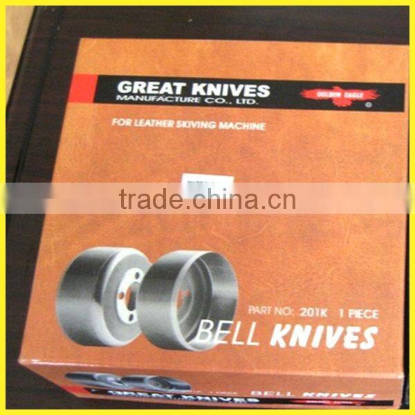 Golden eagle bell knife for skiving machines