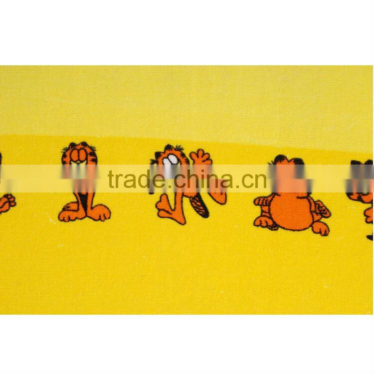 cotton kids children anime velour print beach towels