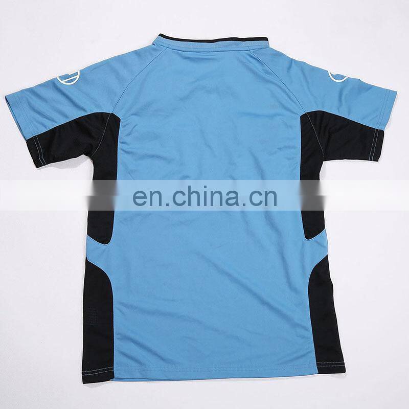 Short Sleeves Soccer Athletes Jerseys with Pocket