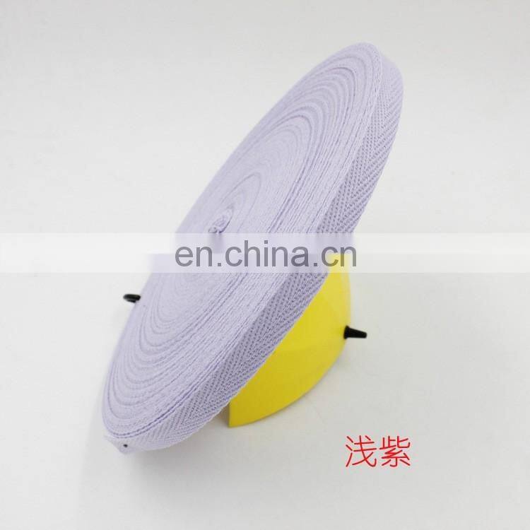 factory supply stock colored 1cm herringbone cotton webbing