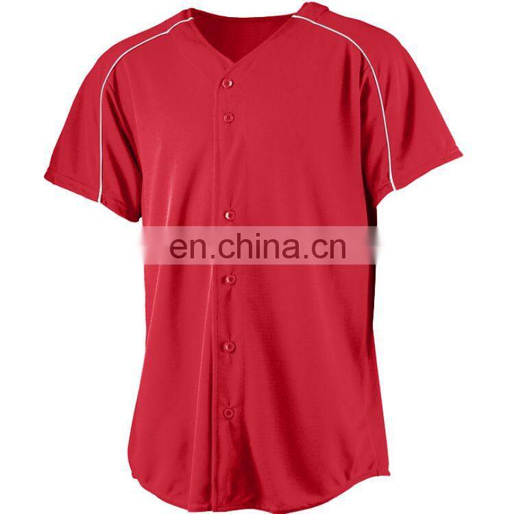High quality oem custom fashion youth cotton baseball jersey