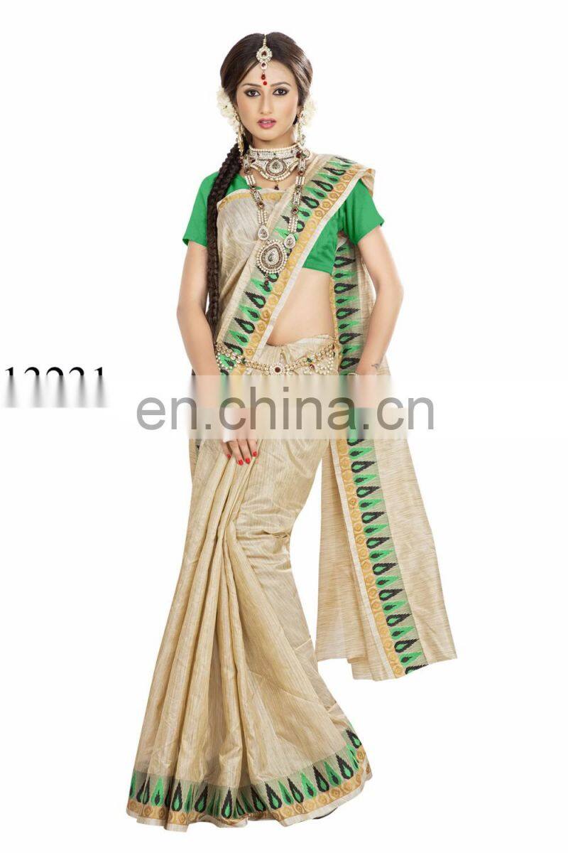 Indian Designer Kanchivaram Silk Saree for ledies wear