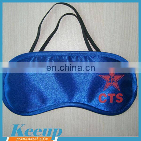 Best selling items custom printed airline satin travel eye mask sleep