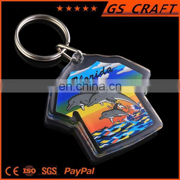 Unique new arrival cheap clothing key chain