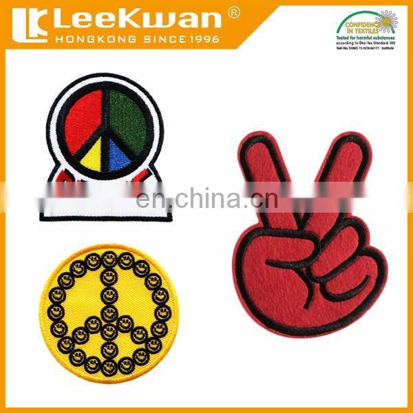 glitter peace sign iron on patch, iron patch sticker patch, custom shape patch peace patch