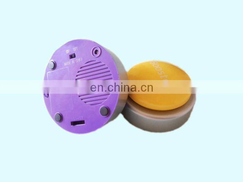 Circular Recordable sound music easy button for children gift/ sleep machine