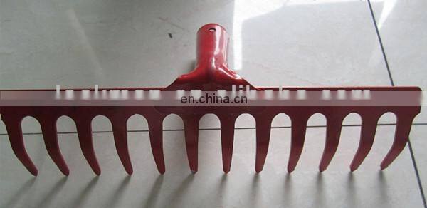 Red Color Steel Garden Rake In High Quality(SG-080)