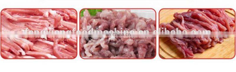 Stainless Steel High Efficiency Mini Type Fresh Meat Slicer Shred Cutter Cutting Machine