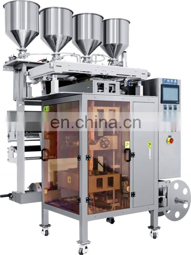 Multi Material Hair Dye Shampoo Sachet Packaging Machine