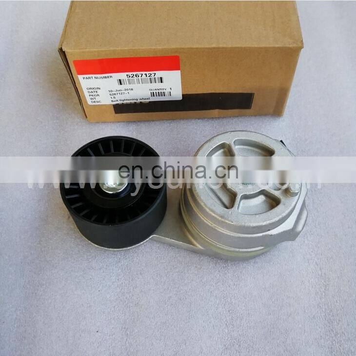 China manufacture 5267127 5287021 ISF2.8 ISF3.8 engine Belt tensioner pulley